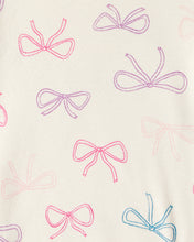 Cargar imagen en el visor de la galería, 3-Piece Bow Print Bodysuit; Vest & Pant Set - Pink