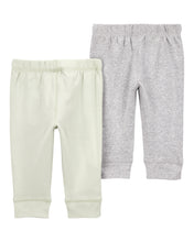 Cargar imagen en el visor de la galería, 2-Pack Jogger Pants - Green/Grey