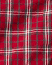 Cargar imagen en el visor de la galería, 3-Piece Plaid Print Long-Sleeve Bodysuit; Headwrap & Tights Set - Red