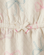 Cargar imagen en el visor de la galería, Bow Print Long-Sleeve Jumpsuit - Ivory
