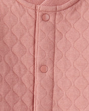 Cargar imagen en el visor de la galería, Quilted Long-Sleeve Jumpsuit - Pink