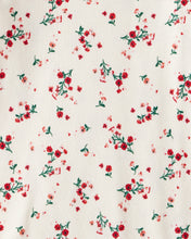 Cargar imagen en el visor de la galería, 4-Pack Leopard Print Cotton Long-Sleeve Multipack Bodysuits - Red/White