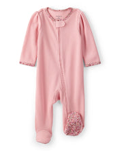Cargar imagen en el visor de la galería, Cotton Long-Sleeve 2-Way Zip Sleep & Play Pajamas - Pink