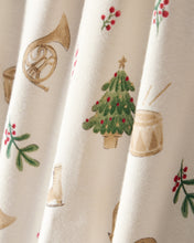 Cargar imagen en el visor de la galería, Christmas Print PurelySoft Long-Sleeve Sleep & Play Pajamas - White