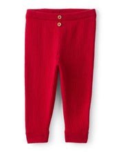 Cargar imagen en el visor de la galería, 2-Piece Wreath Long-Sleeve Sweater & Pant Set - White/Red