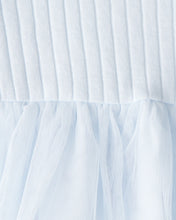 Cargar imagen en el visor de la galería, Tulle Long-Sleeve Dress - Blue