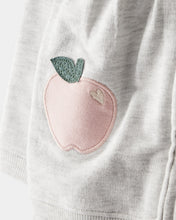 Cargar imagen en el visor de la galería, 3-Piece Apple Jacket; Bodysuit; Pant Set - Grey/Pink