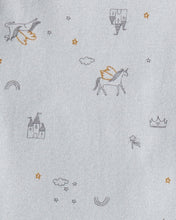 Cargar imagen en el visor de la galería, 5-Pack Unicorn Rainbow Moon Short-Sleeve Bodysuits