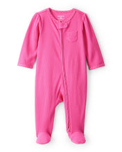 Cargar imagen en el visor de la galería, Cotton Long-Sleeve Snug Fit Sleep & Play Pajamas - Pink