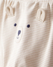 Cargar imagen en el visor de la galería, 3-Piece Bear Print Long-Sleeve Bodysuit & Pant Set - Brown/White