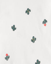 Cargar imagen en el visor de la galería, 3-Piece Cactus Fleece Zip-Up Jacket Outfit Set