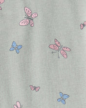 Cargar imagen en el visor de la galería, 3-Piece Butterfly Vest Outfit Set - Green