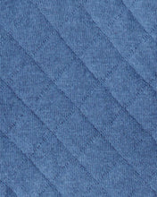 Cargar imagen en el visor de la galería, 3-Piece Quilted Vest Outfit Set - Blue/Brown