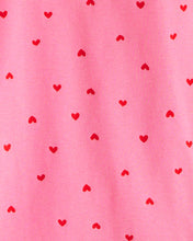 Cargar imagen en el visor de la galería, Cherry & Heart 100% Cotton Long-Sleeve Snug Fit 4-Piece Pajamas - Pink/White