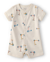 Cargar imagen en el visor de la galería, Scooter Short-Sleeve Romper - Cream