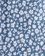 Cargar imagen en el visor de la galería, 2-Piece Floral French Terry Sweatshirt & Pant Set - Blue