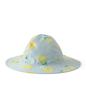 Cargar imagen en el visor de la galería, Reversible Lemon Swim Hat - Blue