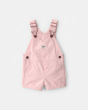 Cargar imagen en el visor de la galería, Heart Pocket Canvas Shortall - Pink