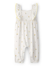 Cargar imagen en el visor de la galería, Ruffle-Sleeve Lemon Jumpsuit - Ivory