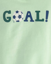 Cargar imagen en el visor de la galería, 2-Piece Soccer Goal Short-Sleeve Bodysuit & Short Set - Green
