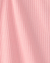 Cargar imagen en el visor de la galería, 'Little One' Rib Short-Sleeve Romper - Pink