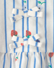 Cargar imagen en el visor de la galería, 2-Piece Strawberry Top & Short Set - Blue/Red