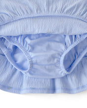 Cargar imagen en el visor de la galería, 2-Piece Floral Top & Skort Set - Blue