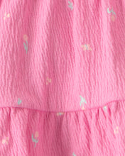 Cargar imagen en el visor de la galería, 2-Piece Floral Top & Skort Set - Pink