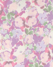Cargar imagen en el visor de la galería, Unicorn Floral 100% Cotton Snug Fit 4-Piece Pajama Set - Pink/Purple