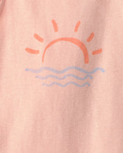 Cargar imagen en el visor de la galería, 3-Pack Beach Flutter-Sleeve Multipack Bodysuits - Orange/Blue/Ivory