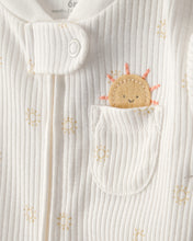 Cargar imagen en el visor de la galería, Sunshine 2-Way Zip Sleep & Play Pajama - White