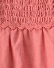 Cargar imagen en el visor de la galería, Ruffle Sleeveless Bodysuit Dress - Orange