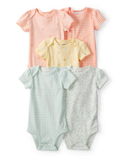 Cargar imagen en el visor de la galería, 5-Pack Fruit Multipack Bodysuits - Orange/Green/Yellow