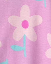 Cargar imagen en el visor de la galería, Floral 100% Cotton Snug Fit 1-Piece Pajama - Purple