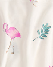 Cargar imagen en el visor de la galería, Flamingo PurelySoft Short-Sleeve Bodysuit Dress - Ivory