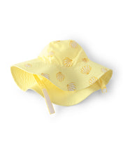 Cargar imagen en el visor de la galería, Seashell Reversible Swim Hat - Yellow