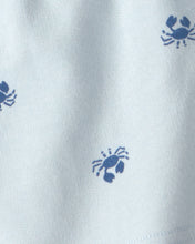 Cargar imagen en el visor de la galería, 2-Piece Crab Short-Sleeve Top & Short Set - Blue