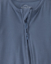Cargar imagen en el visor de la galería, 2-Way Zip PurelySoft Sleep & Play Pajama - Blue