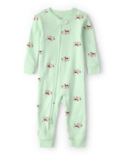 Cargar imagen en el visor de la galería, Puppy 100% Cotton Snug Fit 1-Piece Pajama - Green