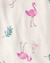 Cargar imagen en el visor de la galería, 2-Pack Flamingo PurelySoft Long-Sleeve Multipack Bodysuits - Pink/Ivory