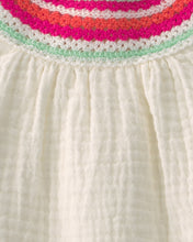 Cargar imagen en el visor de la galería, Gauze Bodysuit Dress - White