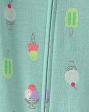Cargar imagen en el visor de la galería, Mameluco 100% Algodón De Paletas Heladas Azul
