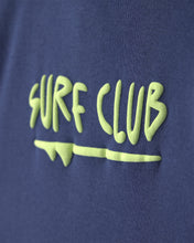 Cargar imagen en el visor de la galería, Romper De Manga Corta Con Gráfico 'Surf Club' Azul Marino