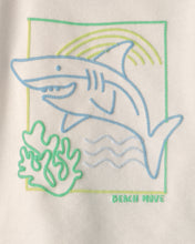 Cargar imagen en el visor de la galería, Conjunto De 3 Piezas Playera, Pañalero Y Short De Tiburones