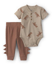 Cargar imagen en el visor de la galería, Conjunto De 2 Piezas De Pañalero Y Pantalón De Dinosaurios