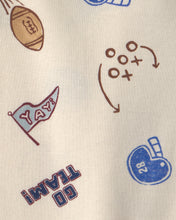 Cargar imagen en el visor de la galería, 3-Piece Football French Terry Layering Set - Navy Blue