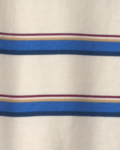 Cargar imagen en el visor de la galería, Striped French Terry Long-Sleeve Jumpsuit - Blue/Cream