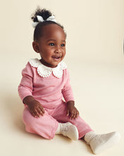 Cargar imagen en el visor de la galería, 2-Piece Long-Sleeve Sweater Top & Pant Set - Pink