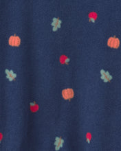 Cargar imagen en el visor de la galería, Fruit Fleece 2-Way Zip Sleep & Play Pajamas - Blue