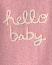 Cargar imagen en el visor de la galería, 2-Piece 'Hello Baby' Long-Sleeve Top & Pant Set - Pink